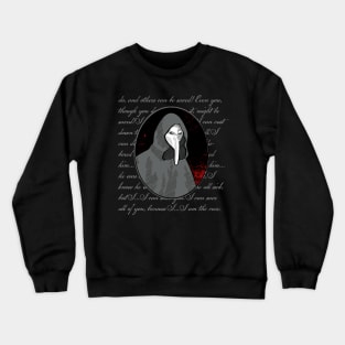 SCP-049 SCP Foundation Plague Doctor Quote Crewneck Sweatshirt